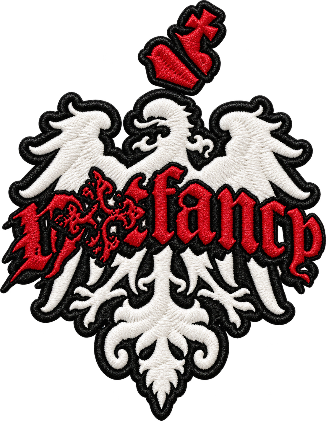 Parche bordado del águila con el logo Notfancy