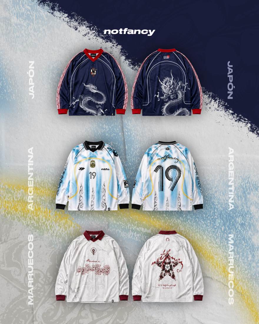 3 diseños juntos — Camisetas mundialistas Notfancy