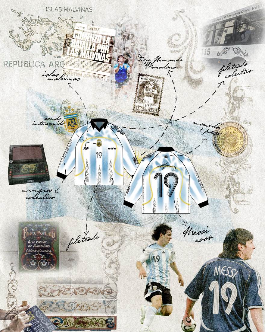 Concepto creativo Argentina — Camisetas mundialistas Notfancy