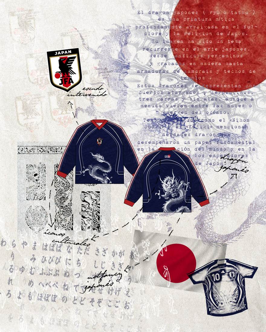 Concepto creativo Japón — Camisetas mundialistas Notfancy