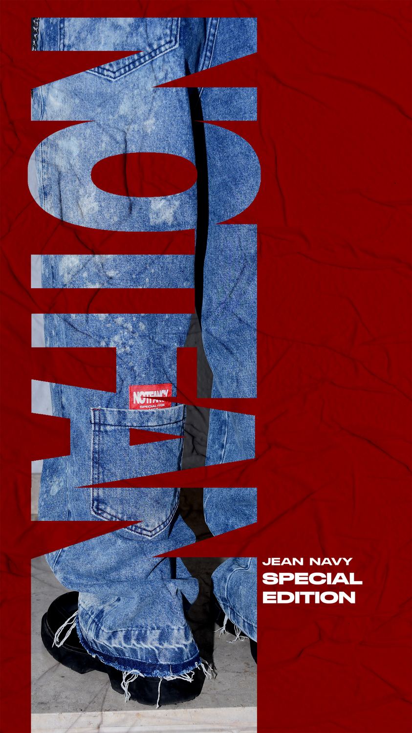 Flyer Jean Navy Special Edition — Notfancy