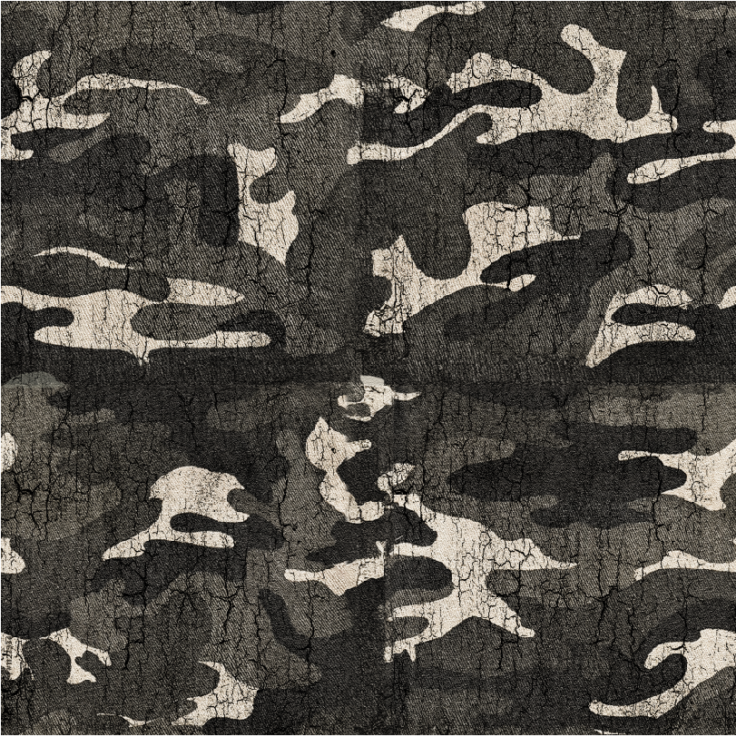 Rapport de camuflaje desgastado en gris y crema